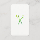 Rendez-vous avec les ciseaux verts Grunge Moderne (Devant)