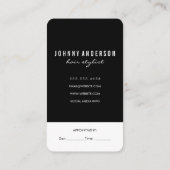 Rendez-vous avec les ciseaux verts Grunge Moderne (Dos)