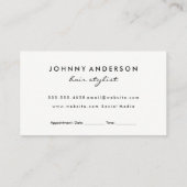 Rendez-vous avec peigne et ciseaux (Dos)