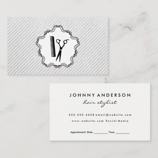 Rendez-vous avec peigne et ciseaux (Devant / Derrière)