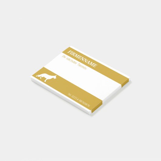 Rendez-vous avec un chien berger Notes post-it (Incliné)