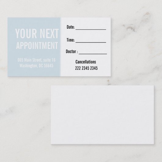 Rendez-vous avec un patient professionnel de coule (Devant / Derrière)