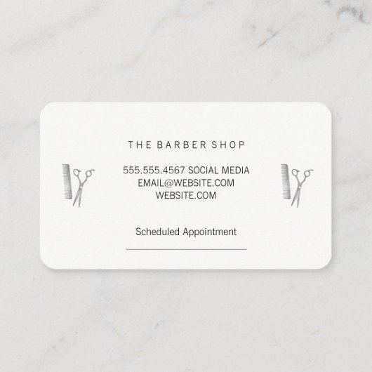 Rendez-vous Barbershop (Dos)