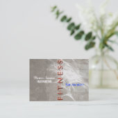 Rendez-vous Blanc de forme physique - affaires, carte de (Debout devant)