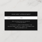 Rendez-vous Boutique d'aquarelle Pastel moderne | Carte de ren (Dos)