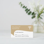 Rendez-vous Bureau du médecin Nomination Carte de visite Moder (Debout devant)