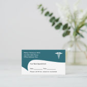 Rendez-vous Bureau du médecin Nomination Carte de visite Moder (Debout devant)