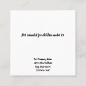 Rendez-vous Carte d'affichage de l'oreille sur soie en bois pe (Dos)