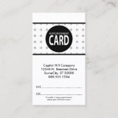 Rendez-vous carte de nomination marquée (Devant)