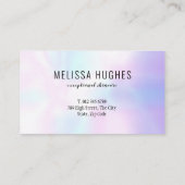 Rendez-vous Carte de rappel de nomination professionnelle mode (Dos)