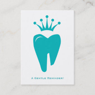 Rendez-vous Carte de rappel pour dentiste jote Crown Tooth Log