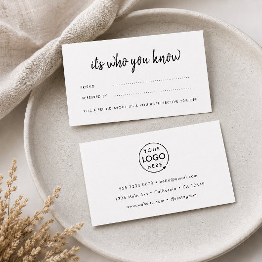 Rendez-vous Carte de recommandation | Coupon de parrainage d'a