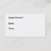 Rendez-vous Carte de spa de jour (Dos)