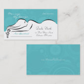 Rendez-vous Carte de visite [bleu spa] de Darla (Devant / Derrière)