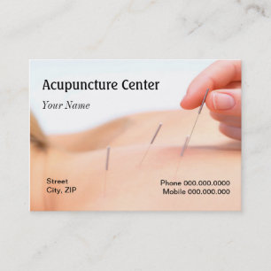 Rendez-vous Carte de visite d'acuponcture