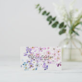 Rendez-vous Carte de visite d'aquarelle (Debout devant)