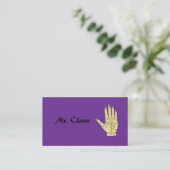 Rendez-vous Carte de visite de chiromancie (Debout devant)