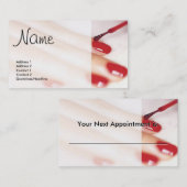 Rendez-vous Carte de visite de clous peints (Devant / Derrière)