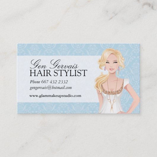 Rendez-vous Carte de visite de coiffeur (Devant)