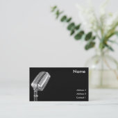 RENDEZ-VOUS CARTE DE VISITE DE LEÇONS DE CHANT (Debout devant)