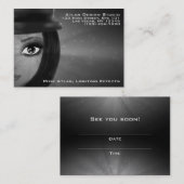 Rendez-vous Carte de visite de lutin (Devant / Derrière)