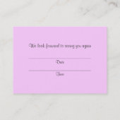 Rendez-vous Carte de visite de lutin (Dos)