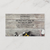 Rendez-vous Carte de visite de maintenance Handyman (Dos)