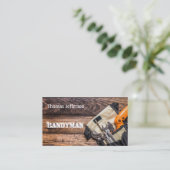 Rendez-vous Carte de visite de maintenance Handyman (Debout devant)