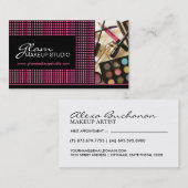 Rendez-vous Carte de visite de maquillage (Devant / Derrière)