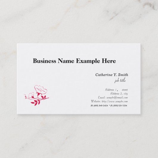 Rendez-vous Carte de visite de nomination (Devant)
