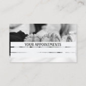 Rendez-vous Carte de visite de nomination Médicale podiatre (Dos)