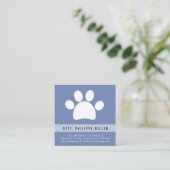 Rendez-vous carte de visite de pattes vétérinaires (Debout devant)