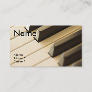 RENDEZ-VOUS CARTE DE VISITE DE PROFESSEUR DE PIANO