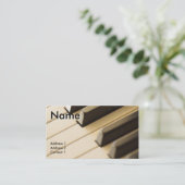 RENDEZ-VOUS CARTE DE VISITE DE PROFESSEUR DE PIANO (Debout devant)