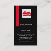 Rendez-vous Carte de visite de réaltor de portrait vertical (Dos)