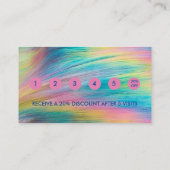 Rendez-vous Carte de visite de réduction de fidélité des clien (Dos)