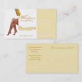 Rendez-vous Carte de visite de salon de beauté (Devant / Derrière)