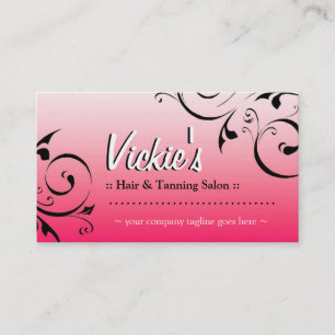 Rendez-vous Carte de visite de salon de bronzage
