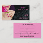 Rendez-vous Carte de visite de salon de clou (Devant / Derrière)