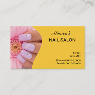 Rendez-vous Carte de visite de salon de clou - choisissez
