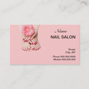 Rendez-vous Carte de visite de salon de clou - choisissez
