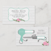 Rendez-vous Carte de visite de salon de coiffure (Devant / Derrière)