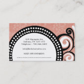 RENDEZ-VOUS CARTE DE VISITE DE SALON DE COIFFURE (Dos)