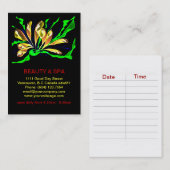 Rendez-vous Carte de visite de salon de spa de beauté de (Devant / Derrière)