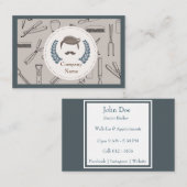 Rendez-vous Carte de visite de style de coiffeur (Devant / Derrière)