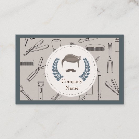 Rendez-vous Carte de visite de style de coiffeur (Devant)