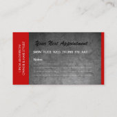 RENDEZ-VOUS CARTE DE VISITE DE TECHNICIEN DE CLOU (Dos)