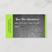 RENDEZ-VOUS CARTE DE VISITE DE TECHNICIEN DE CLOU (Dos)