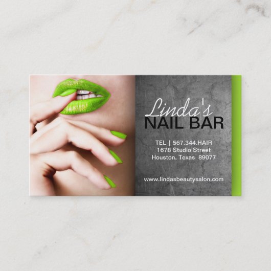 RENDEZ-VOUS CARTE DE VISITE DE TECHNICIEN DE CLOU (Devant)