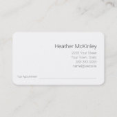 Rendez-vous Carte de visite de verdure Eucalyptus inspiré de l (Dos)